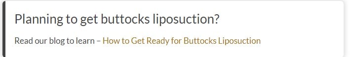 buttocks liposuction 