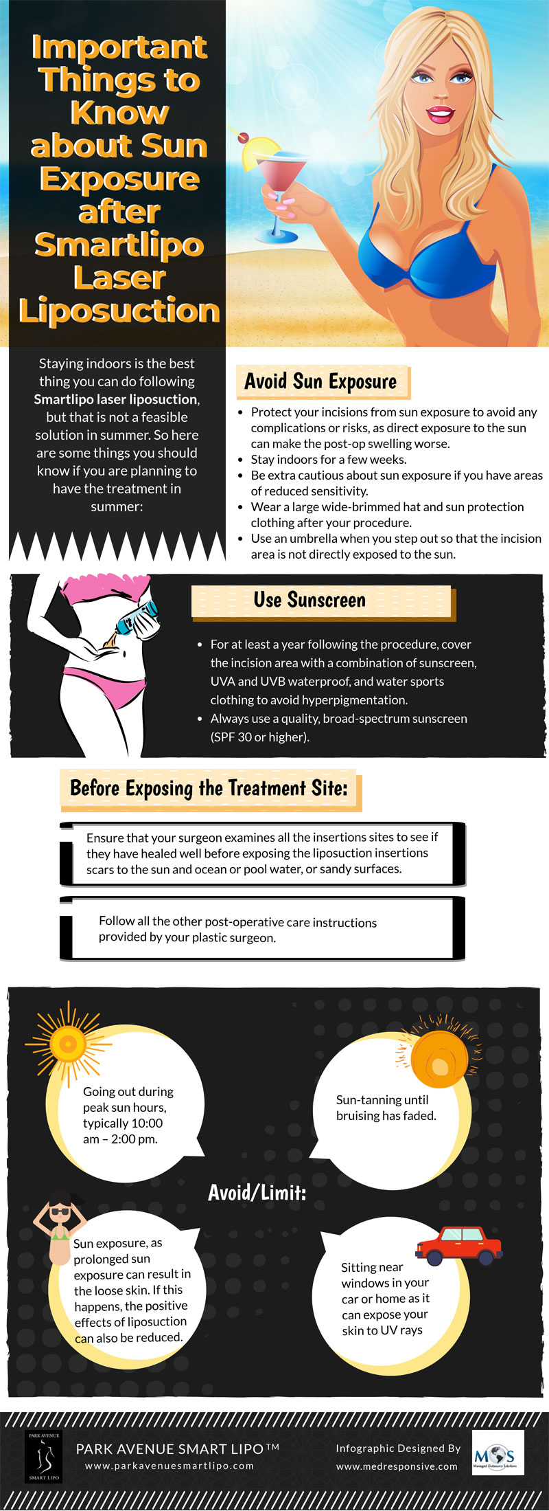 Important Things to Know about Sun Exposure after Smartlipo Laser Liposuction