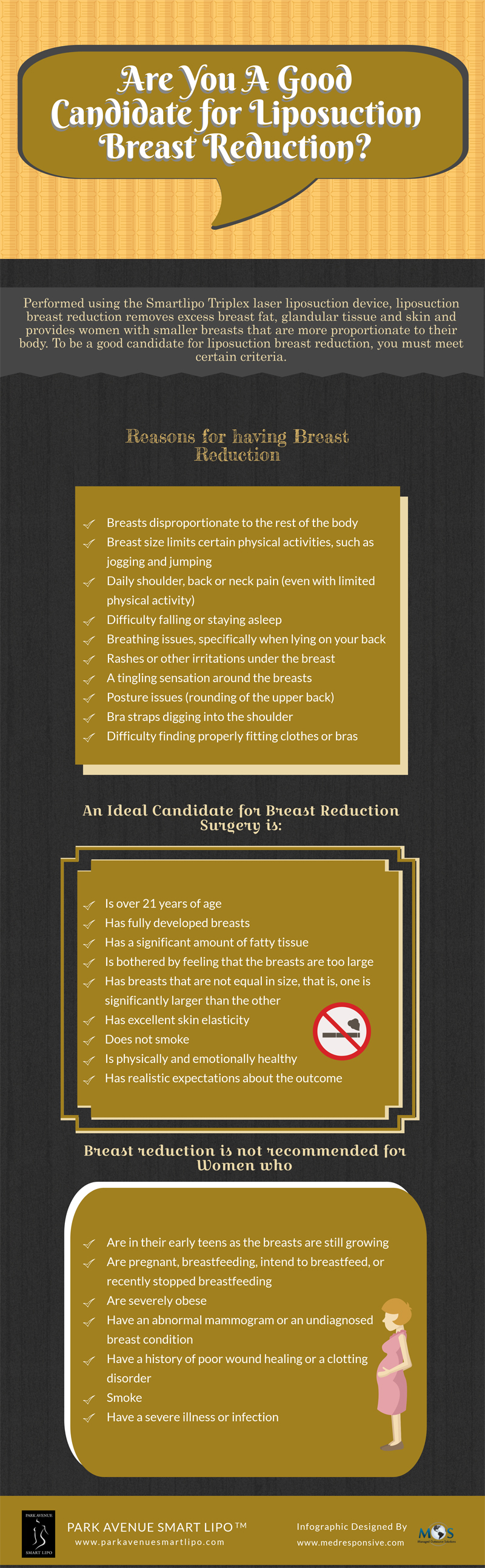Are You A Good Candidate for Liposuction Breast Reduction?  [Infographics]